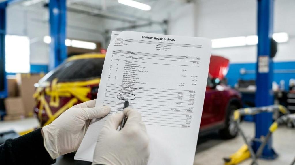 collision repair estimate