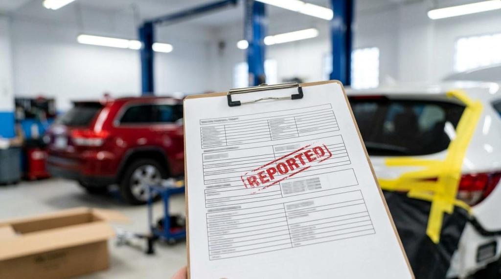 does paintless dent repair show up on carfax